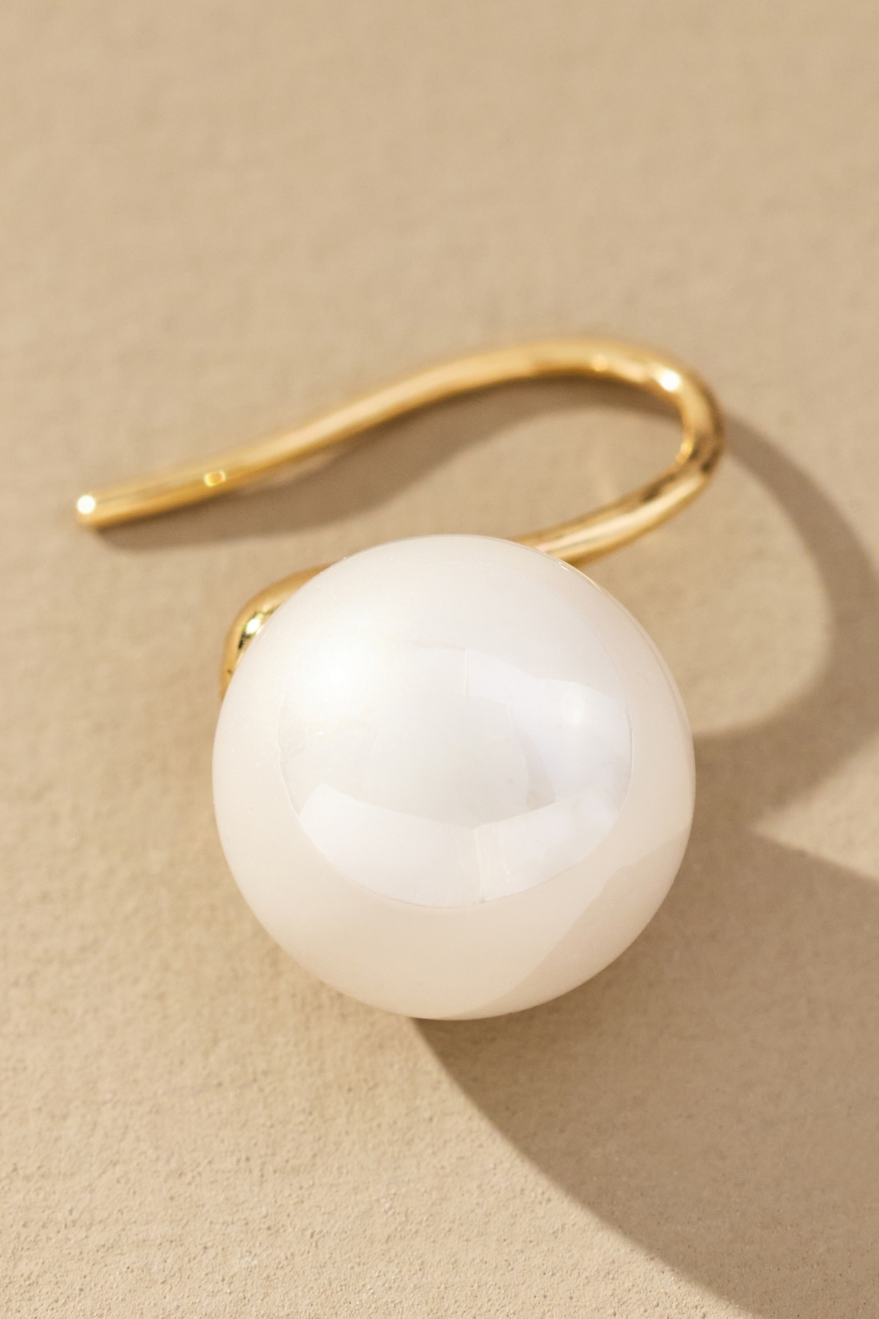 Pearl Fishhook Earrings