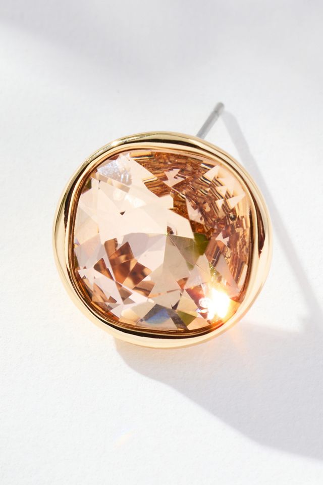 @merricksart x Anthropologie Round Crystal Post Earrings #1
