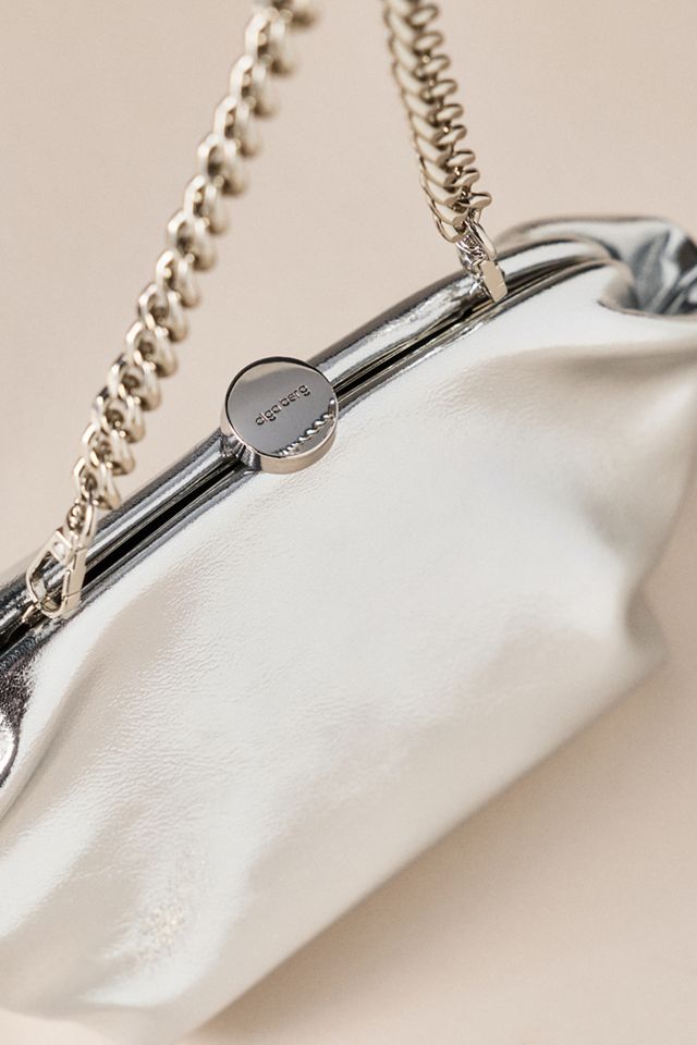 Olga Berg Tally Metallic Clutch | Anthropologie