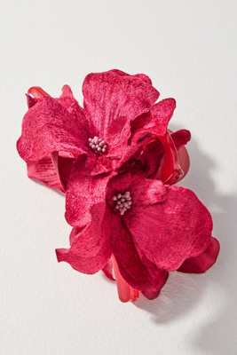 By Anthropologie Flower Bloom Hair Claw Clip In Purple