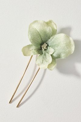 Épingle à cheveux fleur éclose