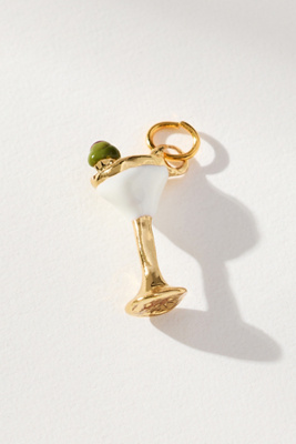 Susan Alexandra Tiny Joys Dirty Martini Charm In Gold