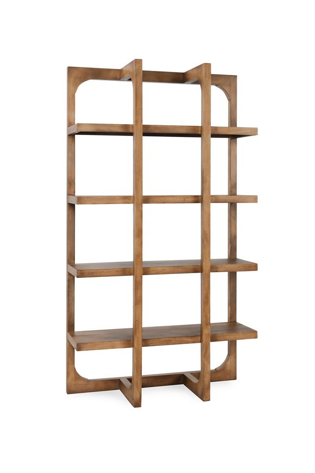 Gordon Acacia Wood Bookcase #3