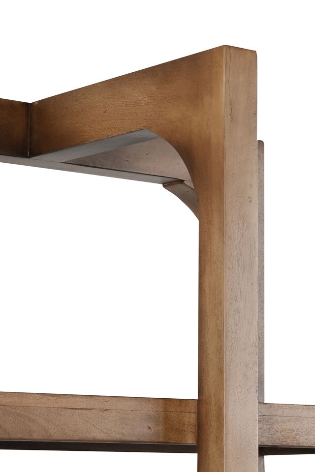 Gordon Acacia Wood Bookcase #6