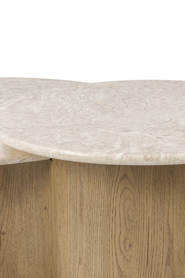 Toro Marble & Oak Coffee Table #4