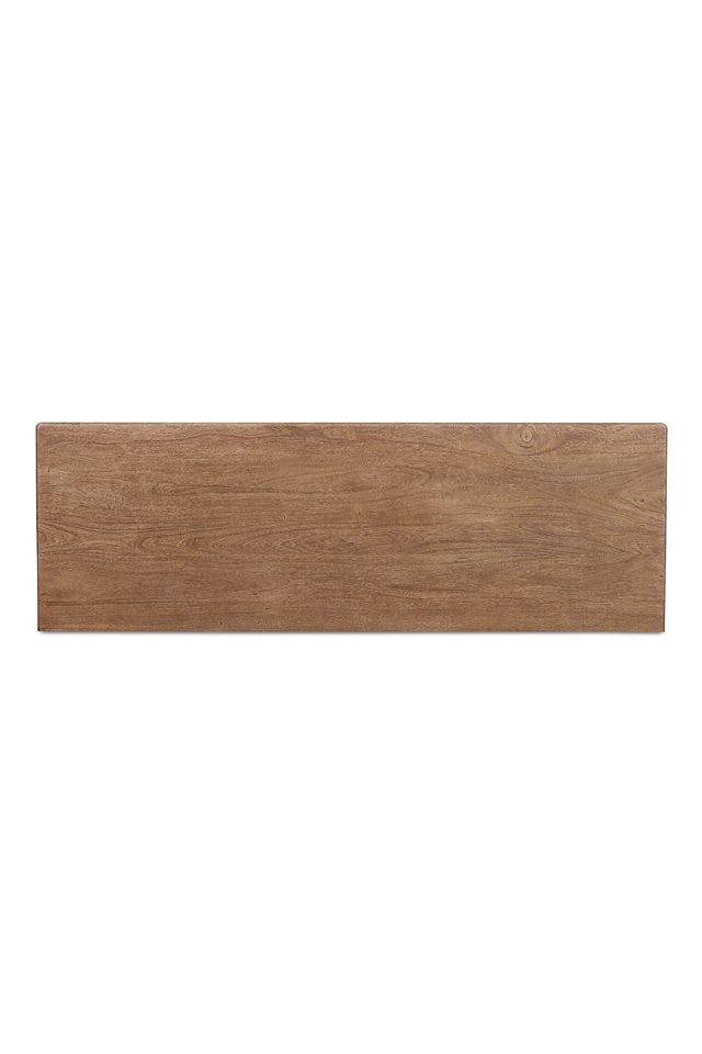 Rene Six-Drawer Acacia Wood Dresser #5