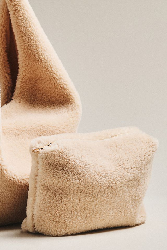 The Love Knot Slouchy Bag: Sherpa Fleece Edition #2