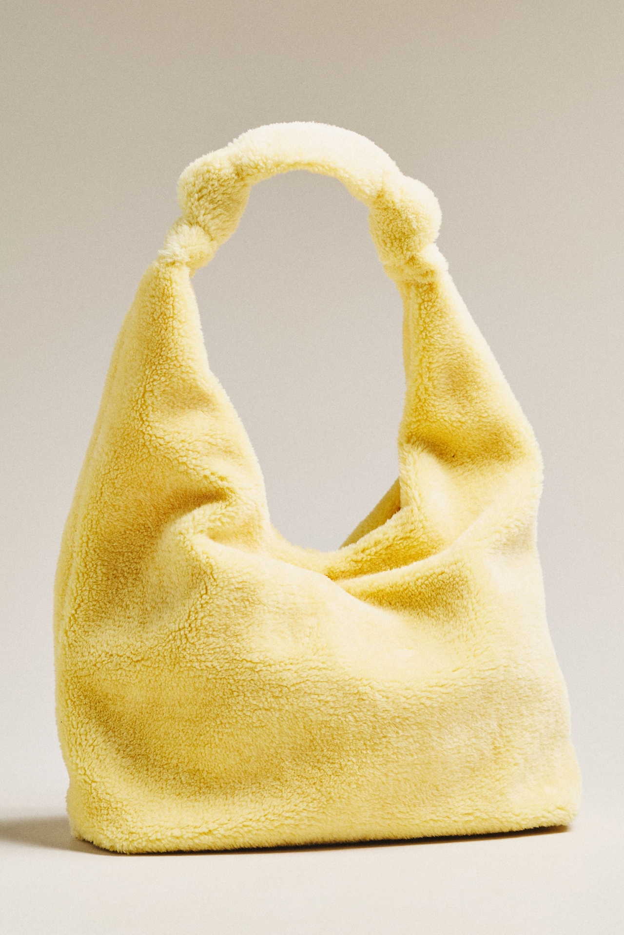 The Love Knot Slouchy Bag: Sherpa Fleece Edition