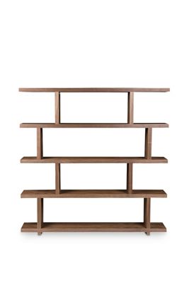 Miri Large Walnut Wood Shelf