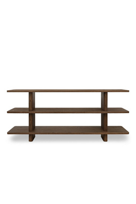 Anthropologie Casey Small Oak Bookcase In Brown