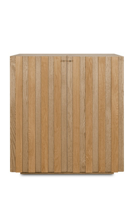 Anthropologie Vermentino Oak Bar Cabinet In Brown