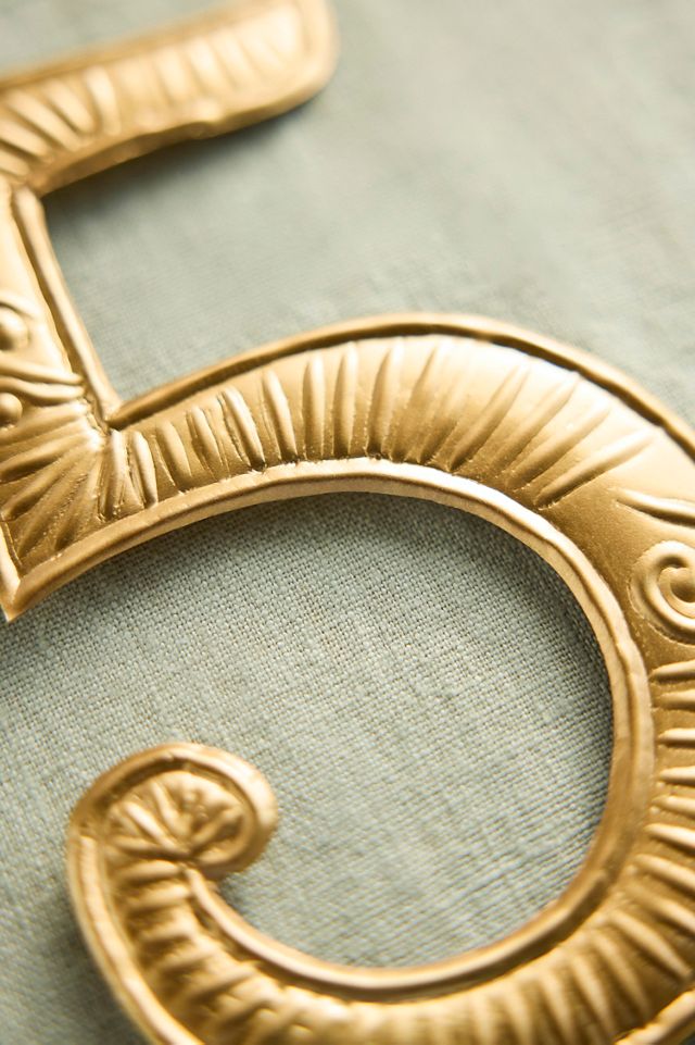 Gold Table Number Set #1