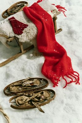 Maeve Solid Brushed Fringe Scarf