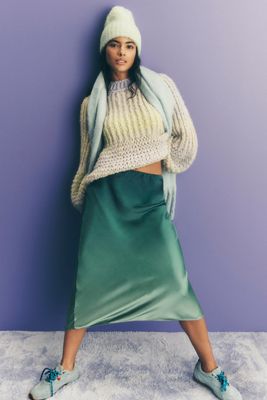 Maeve Solid Brushed Fringe Scarf