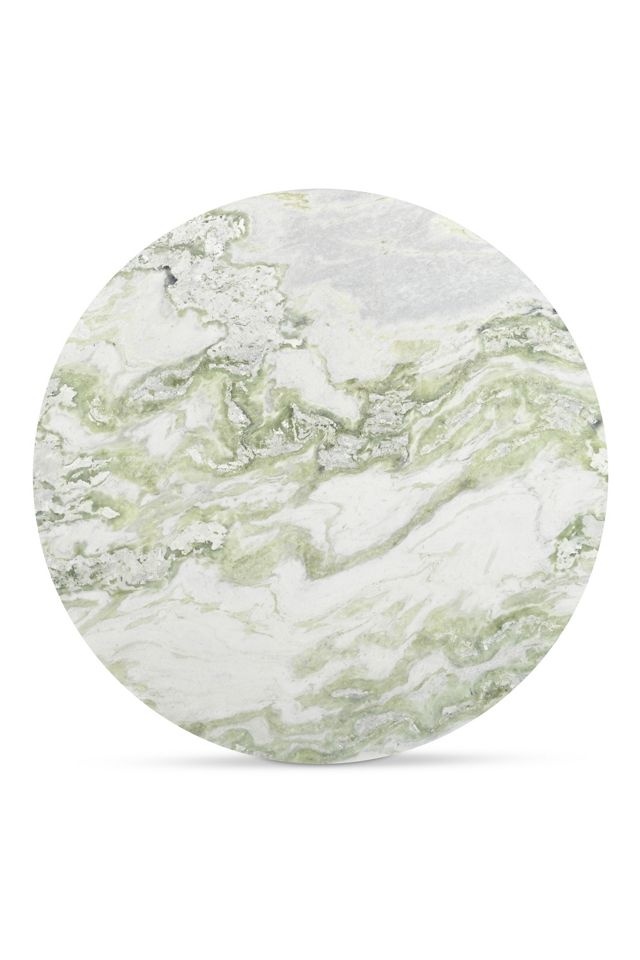 Evelyn Marble-Top Oak Coffee Table #4