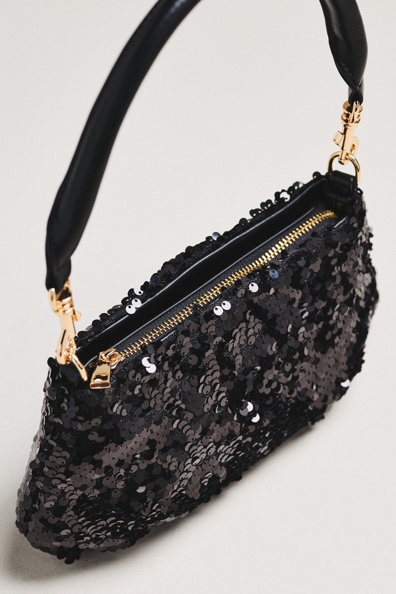 By Anthropologie Sequin Pouch Shoulder Bag