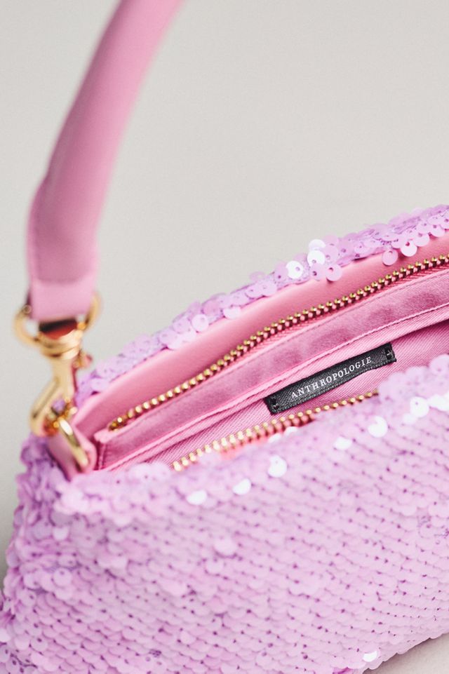 By Anthropologie Sequin Pouch Shoulder Bag #2