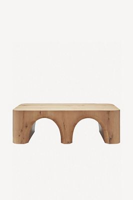 Grayson Arched Oak Coffee Table