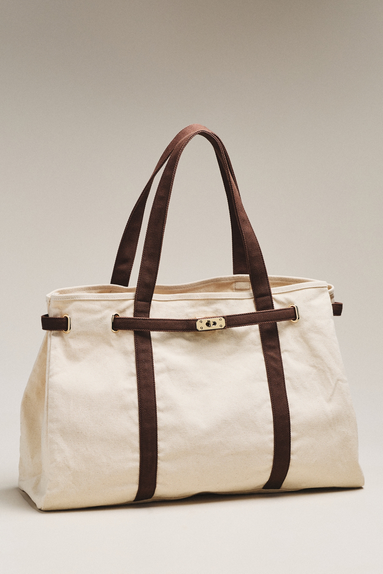 Oversized Canvas Slouchy Tote