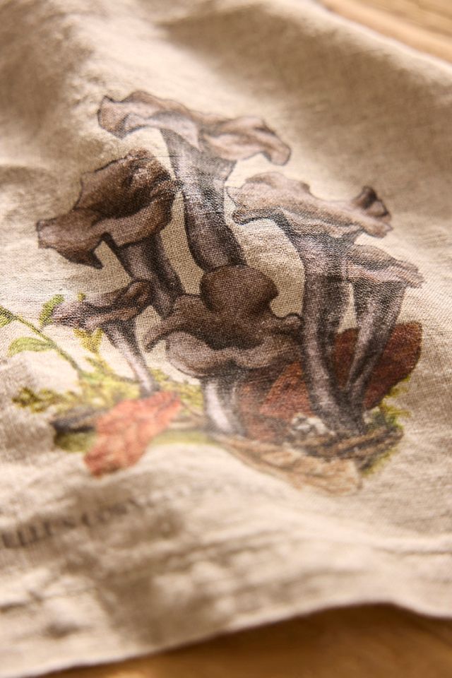 Mushroom Linen Napkins, Set of 6 #1