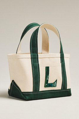 Maeve The Hartley Monogram Mini Canvas Tote By