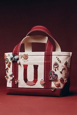 The Hartley Monogram Mini Canvas Tote by Maeve