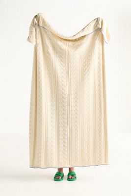 Sabrina Cotton Knit Throw Blanket
