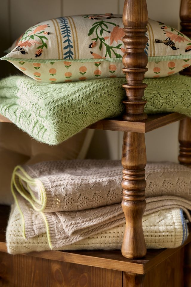 Sabrina Cotton Knit Throw Blanket #2