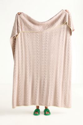 Sabrina Cotton Knit Throw Blanket