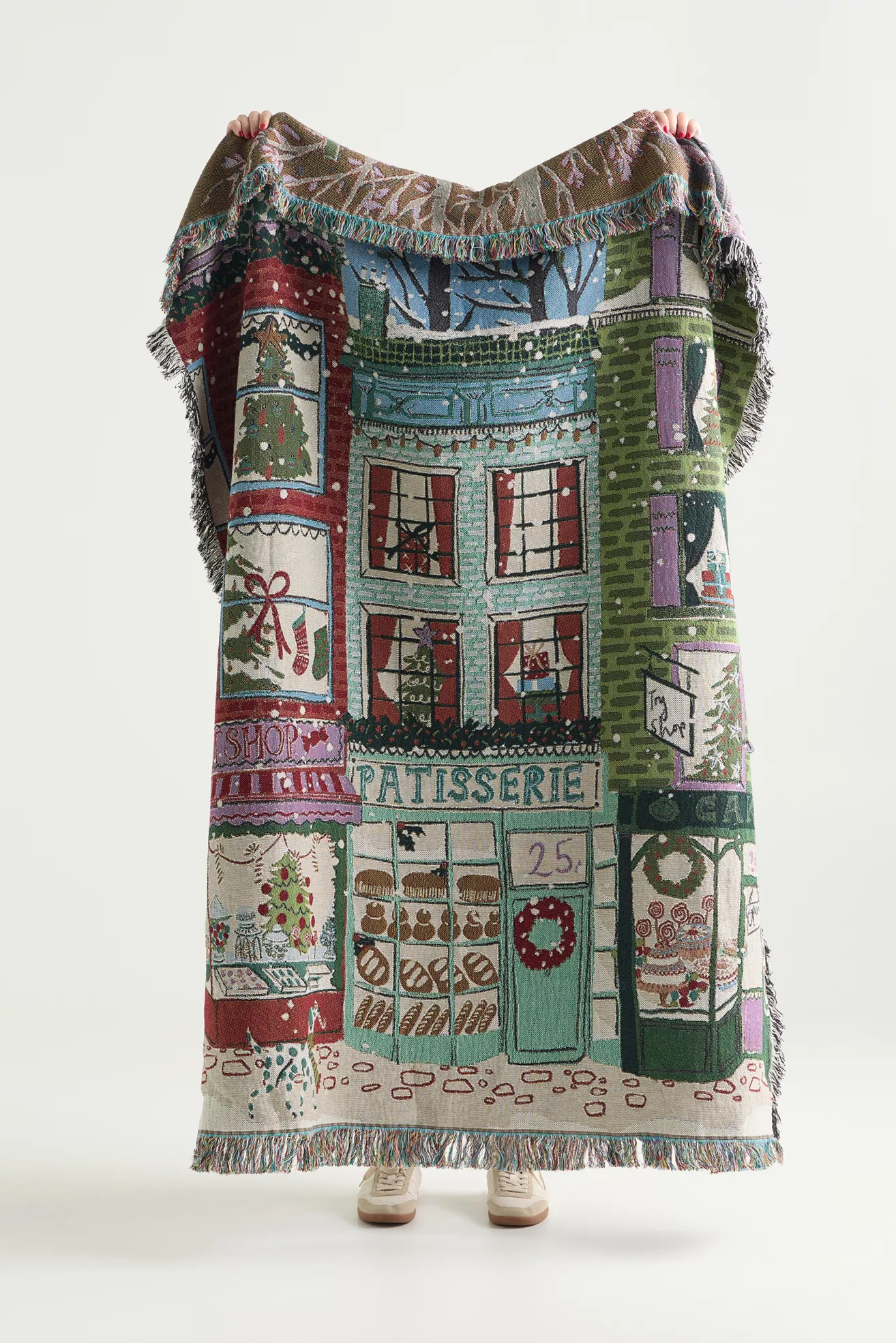 Estella Cotton Woven Throw Blanket