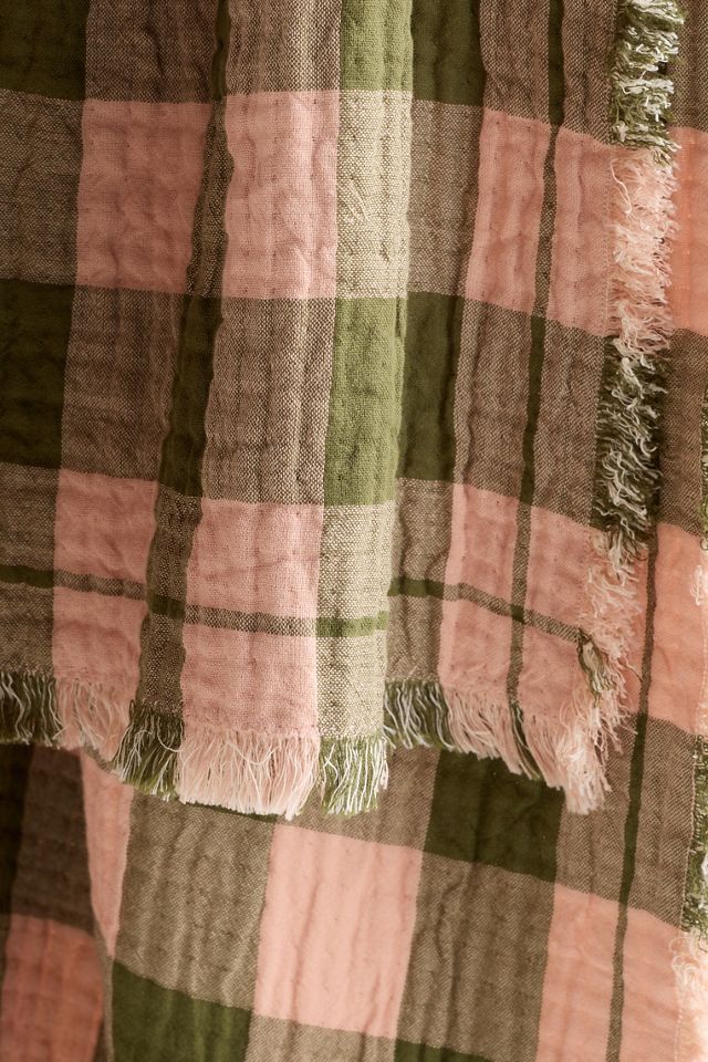 Ana Cotton Gauze Woven Throw Blanket #1