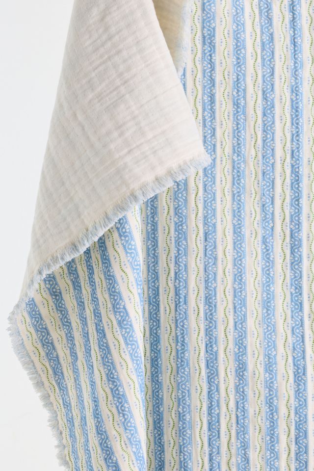 Anthropologie ブランケット Ana Cotton Gauze Woven Throw Blanket | AnthroHome