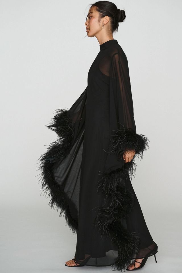 Hutch Feathered Kaftan #3