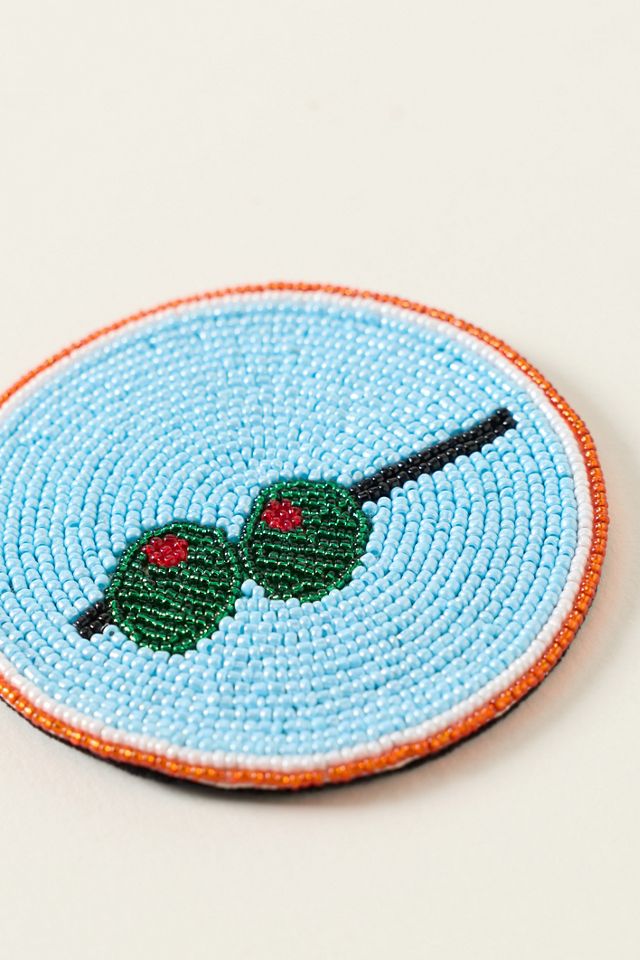 Fiona Beaded Coasters: Garnish Edition #2