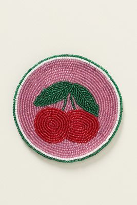 Fiona Beaded Coasters: Garnish Edition