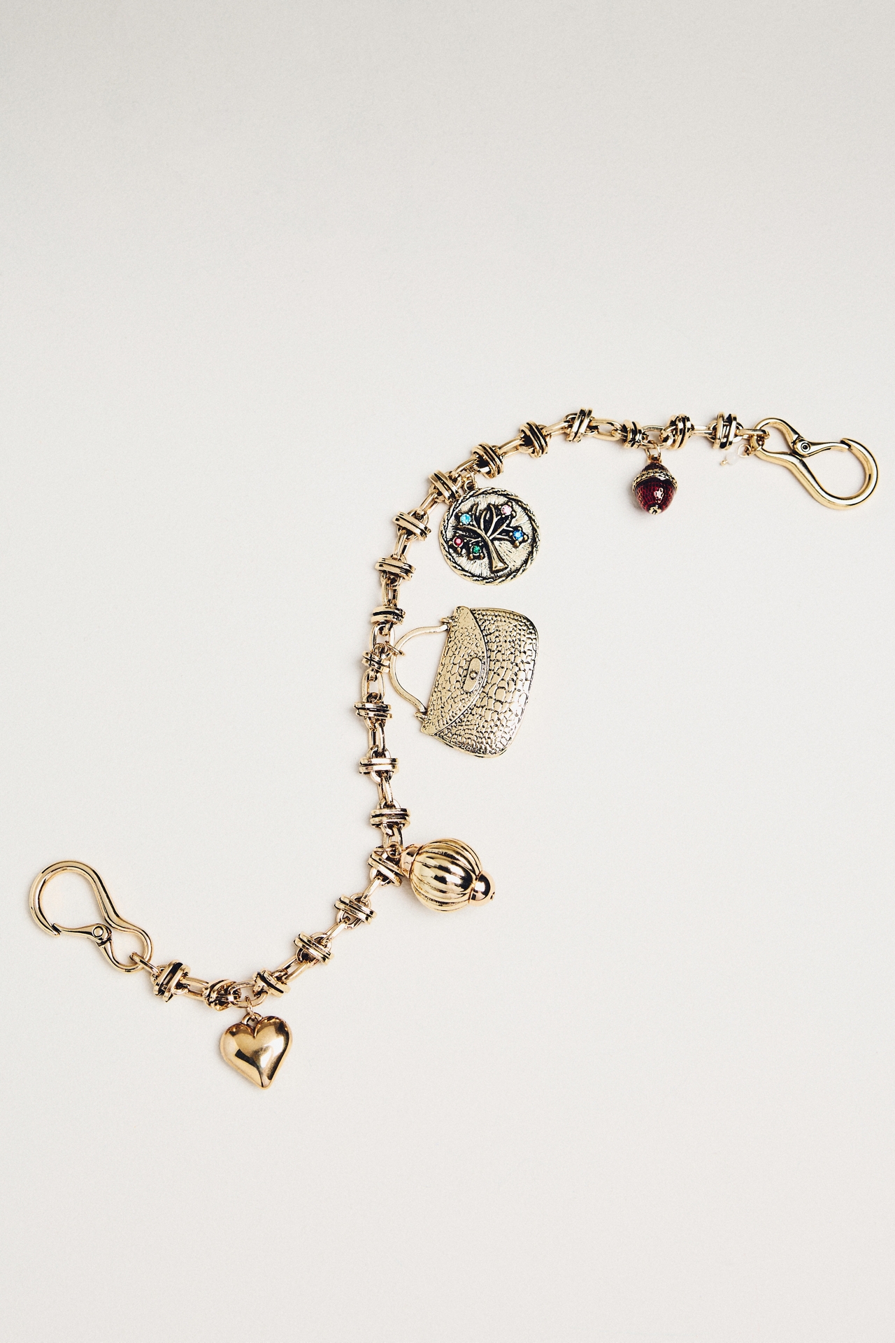 Metal Gem Bag Charm