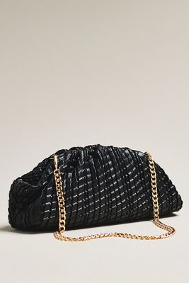 Pochette Oversize in Pelle Intrecciata Urban Expressions