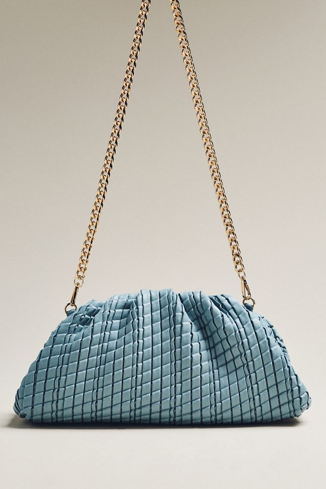 Urban Expressions Oversized Woven Leather Clutch #2