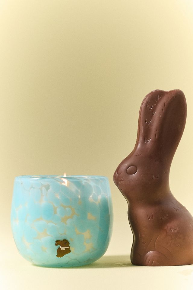 Bunny Spring Icon Floral Tulip Fields Glass Candle #2