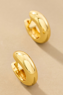 Uncommon James Attitude Hoop Earrings In Gold