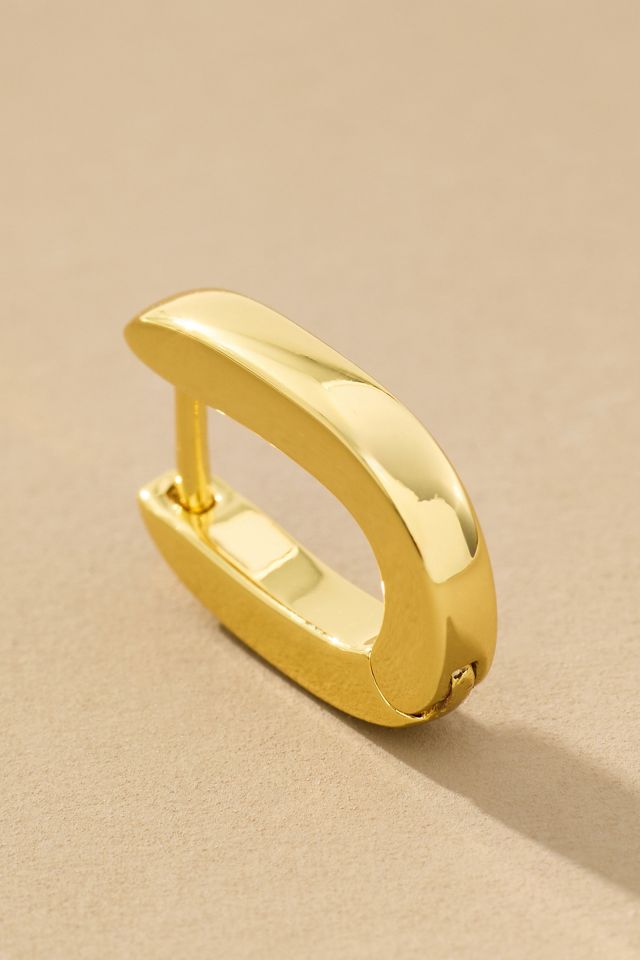 Uncommon James Oval Huggie Hoop Earrings #1