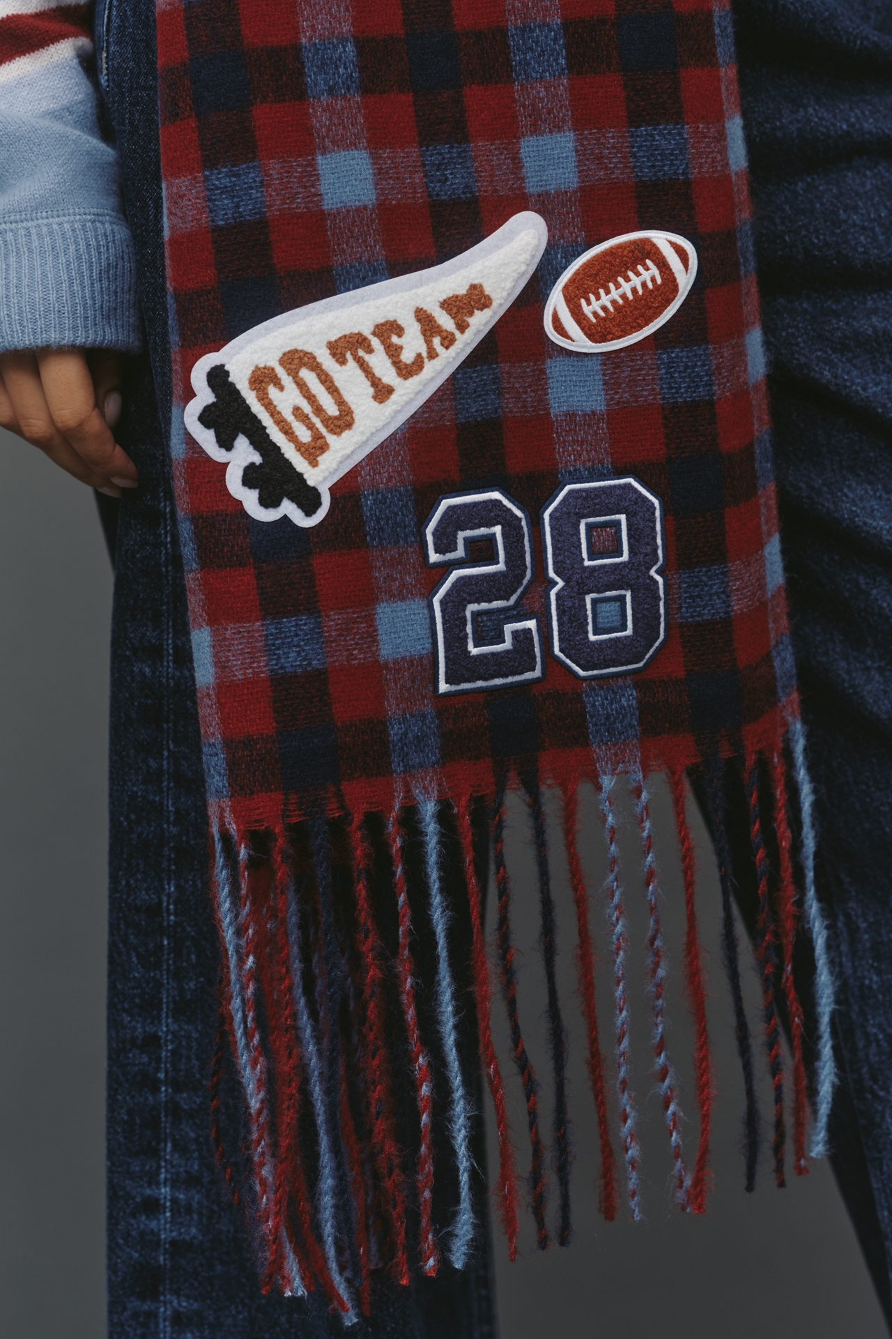 Daily Practice Heritage Patch Game Day Scarf