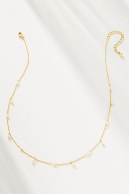 Uncommon James Flirty Pearl Necklace In Gold