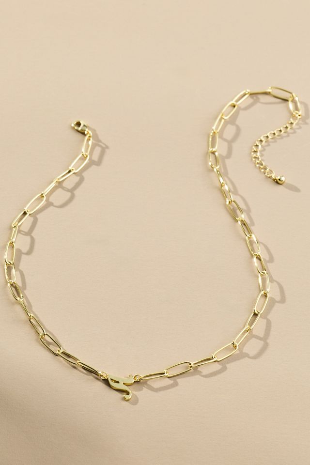 Uncommon James Cursive Initial Monogram Necklace #2