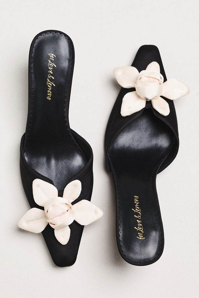 For Love & Lemons Claudine Mule Heels #1