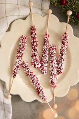 Peppermint Cocoa Stirring Sticks