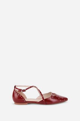 Jeffrey Campbell Jaskier Corset-Detail Flats | Anthropologie