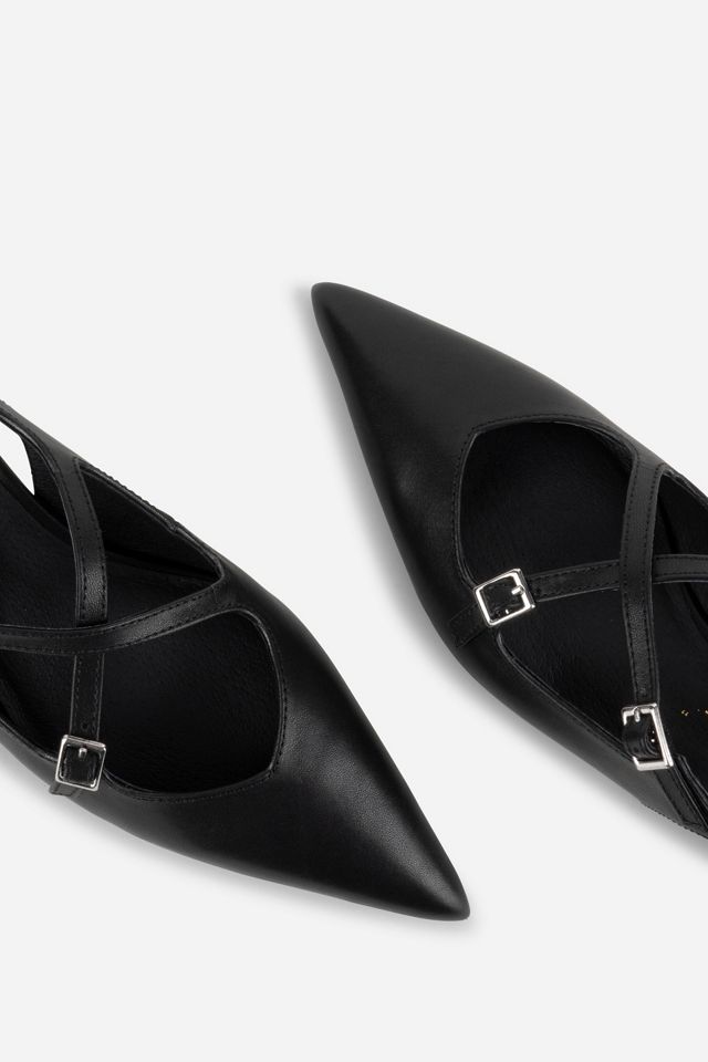 Intentionally Blank Jax Slingback Kitten Heels #1