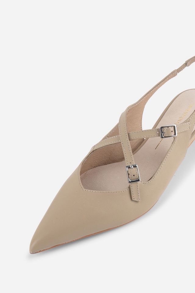 Intentionally Blank Jax Slingback Kitten Heels #1