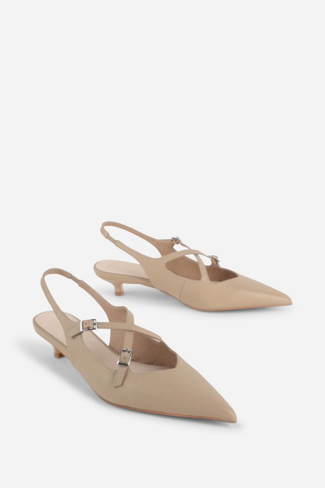 Intentionally Blank Jax Slingback Kitten Heels #2